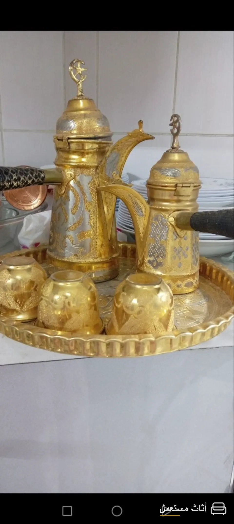 للبيع غرفه نوم وطقم دلال قهوة عربية — صورة 2