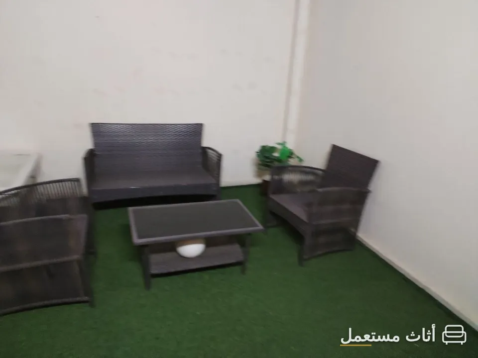 طقم جلسة خارجية راتان مع طاولة للحديقة والحوش — صورة 4