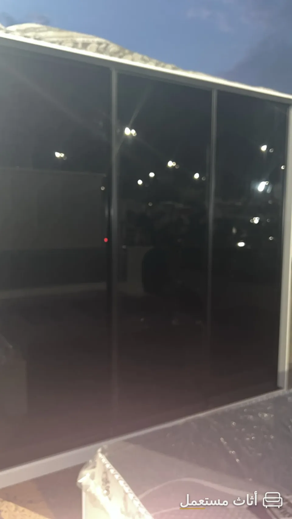 غرفة نوم مستعملة سرير ودولاب كبير بـ1600 — صورة 2